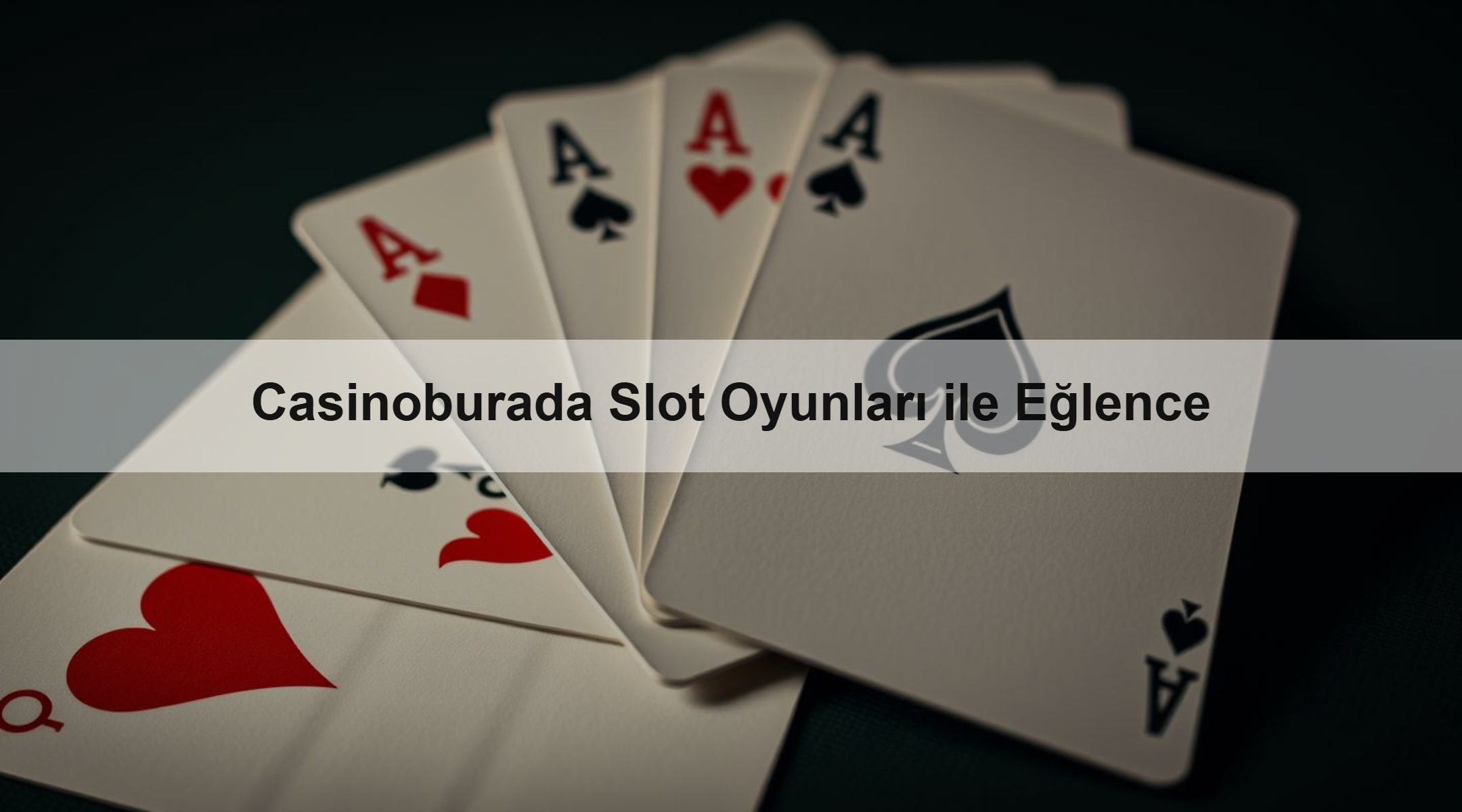 Casinoburada Slot Oyunları ile Eğlence